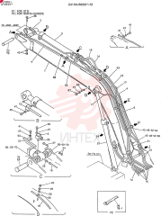 BOOM ASSY, 4.6M 24100J6655F1 (1)