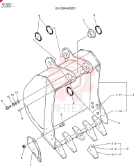 BUCKET ASSY, 0.6M3