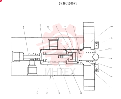 Схема (K905LC) - EXCAVATOR ASN YP1282 (1/85-12/03) 2436U1200F1