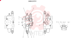 HYDRAULIC VALVE 2436U1237F1