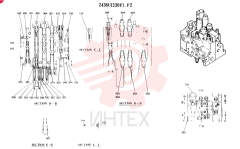 Схема (K905LC) - EXCAVATOR ASN YP1282 (1/85-12/03) 2436U1330F1