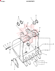 BUCKET ASSY, 0.45M3