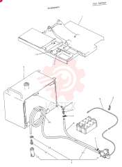 Схема (K905LC) - EXCAVATOR BTW YP0115 - YP0301 (1/85-12/03) 24100N2727F1