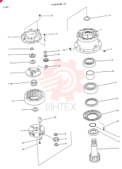Схема (K905LC) - EXCAVATOR BTW YP0115 - YP0301 (1/85-12/03) 24100J6728F1