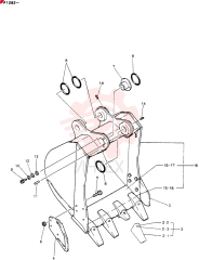 BUCKET ASSY, 0. 4M3