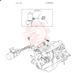 Схема (K905LC) - EXCAVATOR BTW YP0115 - YP0301 (1/85-12/03) 24100P1063F1