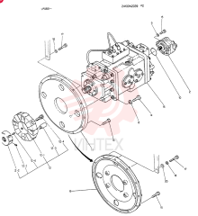 Схема (K905LC) - EXCAVATOR BTW YP0115 - YP0301 (1/85-12/03) 24100N2039F2