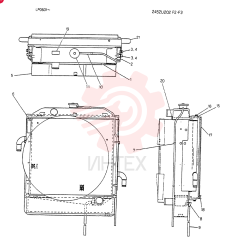 Схема (K905LC) - EXCAVATOR BTW YP0115 - YP0301 (1/85-12/03) 2452U202F2