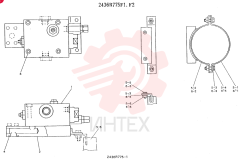VALVE ASSY, HOLDING, CONSISTS OF THE FOLLOWING PARTS 2436R775F1
