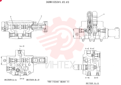 Схема (K905LC) - MARK II EXCAVATOR ASN YPU00001 (1/87-12/03) 2436U1252F1 (1)