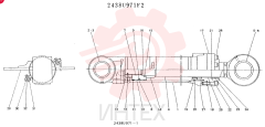 Схема (K905LC) - MARK II EXCAVATOR ASN YPU00001 (1/87-12/03) 2438U971F2