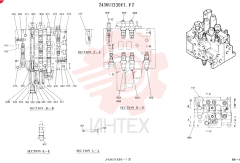 Схема (K905LC) - MARK II EXCAVATOR ASN YPU00001 (1/87-12/03) 2436U1330F1 (1)