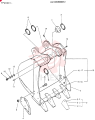 BUCKET ASSY, 0.4M³