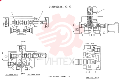 Схема (K905LC) - MARK II EXCAVATOR BTW YP1001 - YP1281. (4/89-12/03) 2436U1252F1 (1)