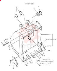 BUCKET ASSY, 0.6M3