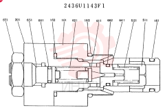 VALVE PRESSURE RELIE 2436U1143F1