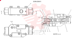 BRAKE VALVE 2436U1384F1