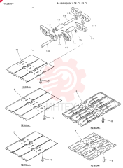 INSTAL,CRAWLER TRACK 24100J6320F1