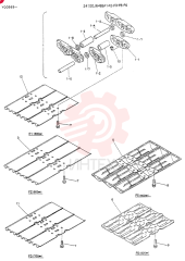 Схема (K907) - MARK II EXCAVATOR ASN YN2956 (GLOBAL) (1/88-12/03) 24100J6486F1
