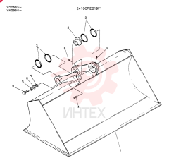 BUCKET ASSY,FINISHING 24100P2519F1