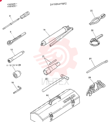 Схема (K907) - MARK II EXCAVATOR ASN YN2956 (GLOBAL) (1/88-12/03) 24100N4172F2