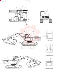 Схема (K907C) - EXCAVATOR BTW LN4201 - LN7000 (1/84-12/03) 24100J4862F1