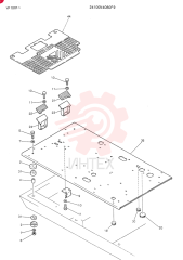 PLATE ASSY, FLOOR 24100N4080F9