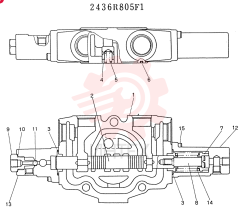 SPOOL ASSY 2436R805F1