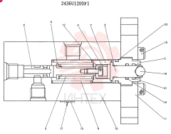 Схема (K905LC) - MARK II EXCAVATOR BTW YP1001 - YP1281 (1/87-12/03) 2436U1200F1