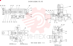 Схема (K905LC) - MARK II EXCAVATOR BTW YP1001 - YP1281 (1/87-12/03) 2436U1252F1 (2)