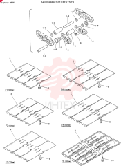INSTAL, CRAWLER TRACK 24100J6686F1