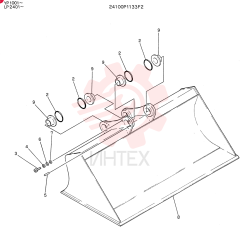 BUCKET ASSY,FINISHING 24100P1133F2