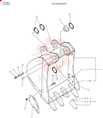 BUCKET ASSY, 0.35M3
