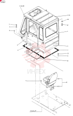 Схема (K907CLC) - EXCAVATOR BTW YG0101 - YG0500 (1/85-12/03) 24100J3166F20