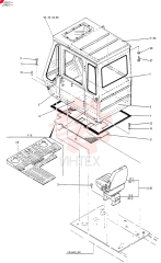 INSTAL. CAB, Serial Range: YG0101-YG0196 241C0J3166F7