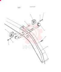 Схема (K907CLC) - EXCAVATOR BTW YG0101 - YG0500 (1/85-12/03) 24100P1043F1