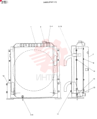 Схема (K907D) - EXCAVATOR ASN LN7001 (1/86-12/03) 2452U374F1