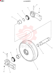 IDLER WHEEL 24100N2885F2