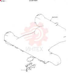 GUIDE ASSY, LINK 24100P1686F1