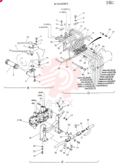 HYDR LINES, UPP 24100J6095F2 (2)