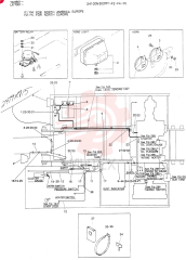 WIRING ASSY, ELEC, Serial Range: YG0501-0655-YG0655 24100N3037F2