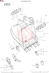BUCKET ASSY.H.D. 24100J5077F1