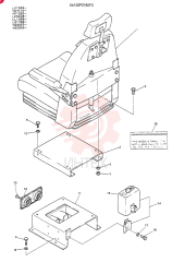 Схема (K907LC) - MARK II EXCAVATOR ASN YQ0565 (GLOBAL) (1/87-12/03) 24100P2160F3