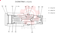 VALVE ASSY CONSISTS OF THE FOLLOWING PARTS 2436R790F1