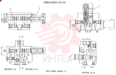 Схема (K907LC) - MARK II EXCAVATOR ASN YQ0565 (GLOBAL) (1/87-12/03) 2436U1252F1 (1)