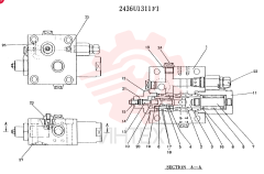 CONSISTS OF THE FOLLOWING PARTS 2436U1311F1