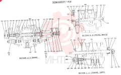 Схема (K907LC) - MARK II EXCAVATOR ASN YQ0565 (GLOBAL) (1/87-12/03) 2436U1231F1 (3)