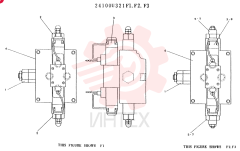 Схема (K907LC) - MARK II EXCAVATOR ASN YQ0565 (GLOBAL) (1/87-12/03) 24100U321F1