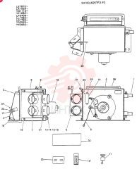 Схема (K907LC) - MARK II EXCAVATOR ASN YQ0565 (GLOBAL) (1/87-12/03) 24100J6257F2