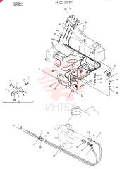 Схема (K907LC) - MARK II EXCAVATOR ASN YQ0565 (GLOBAL) (1/87-12/03) 24100J10010F7